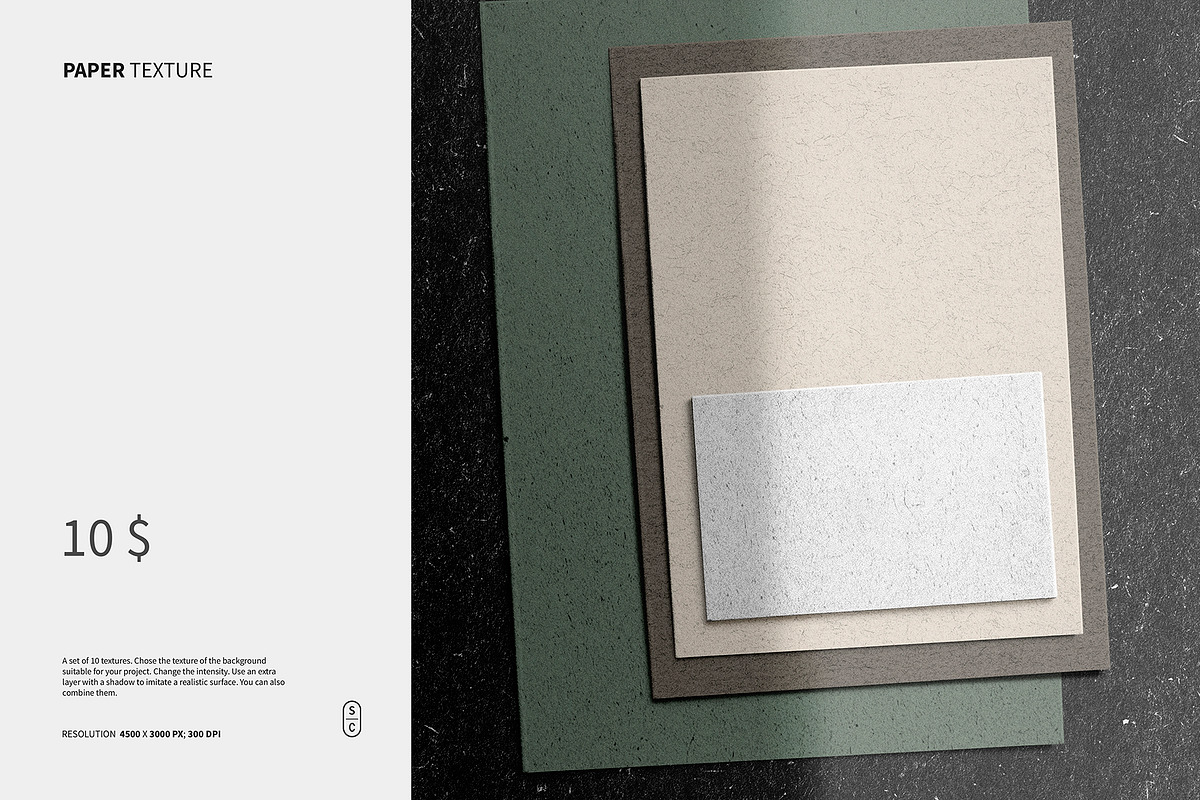 Paper Texture Kit (Classic), a Texture Graphic by Roman Striga (Photo 1 of 9)