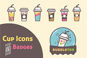 Cup Icons and Badges, an Icon by audeemirza (Thumbnail 1 of 3)
