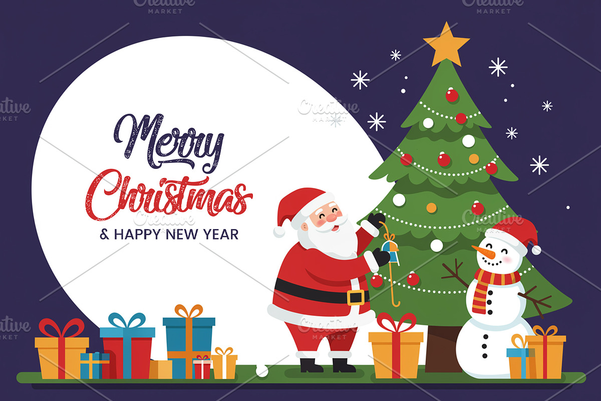 Merry Christmas Editable Template