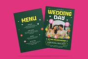 Pearce Wedding Invitation Template, an Invitation Template by iDoodle Studio (Thumbnail 2 of 3)