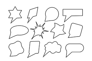 Speech bubbles., an Illustration by Tanysl