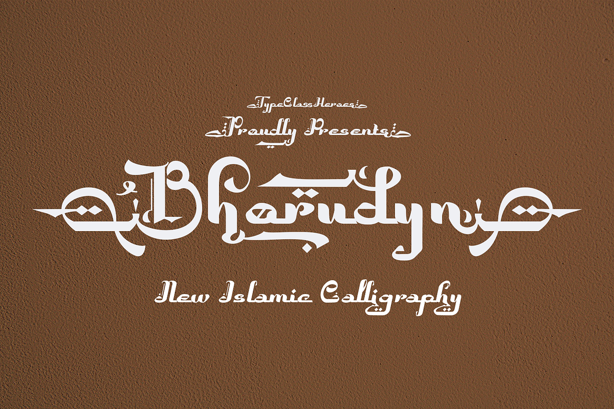 Bhorudyn - New Islamic Calligraphy, a Script Font by TypeClassHeroes (Photo 1 of 10)