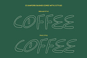 CS Sanford Dashed, a Handwritten Font by Craft Supply Co. (Thumbnail 3 of 8)