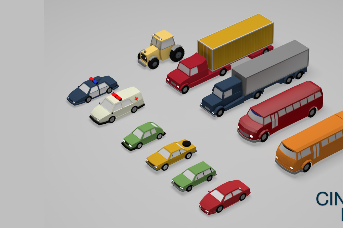 Low Poly Vehicles, a Cars & Vehicle 3D Model by Gabi Quintana / Plash.tv (Photo 3 of 10)