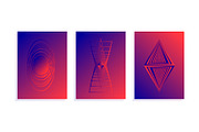 Abstract modern cover designs, a Decorative Illustration by Noires (Thumbnail 2 of 5)