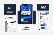 Cardealy Rental car App Mobile UI, an UI Kit Template by Lumina_ui_ux202 (Thumbnail 2 of 7)