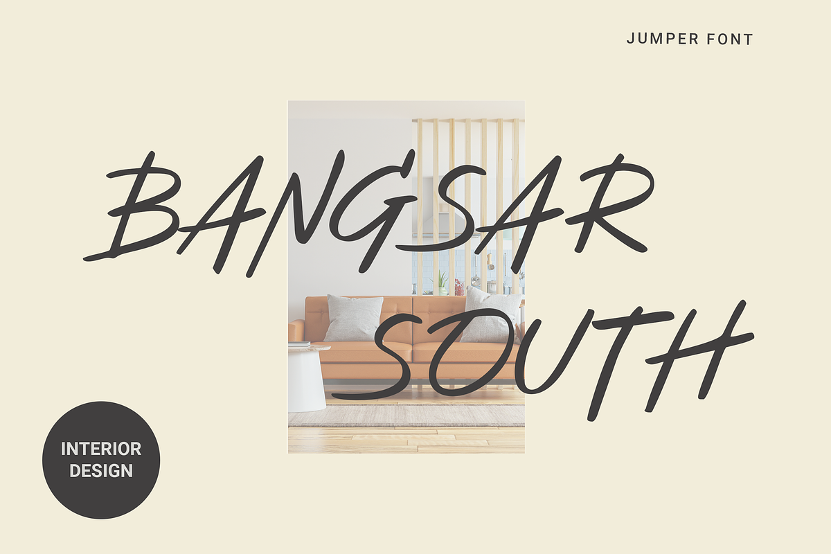 Jumper | Modern Brush Font, a Font by Tigadestd Type (Photo 5 of 7)