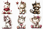 Whimsical Unicorn Day Animal Clipart, an Illustration by Craft Nest (Thumbnail 4 of 5)