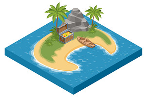 An Isometric scene showing a, an Object Illustration by Golden Sikorka