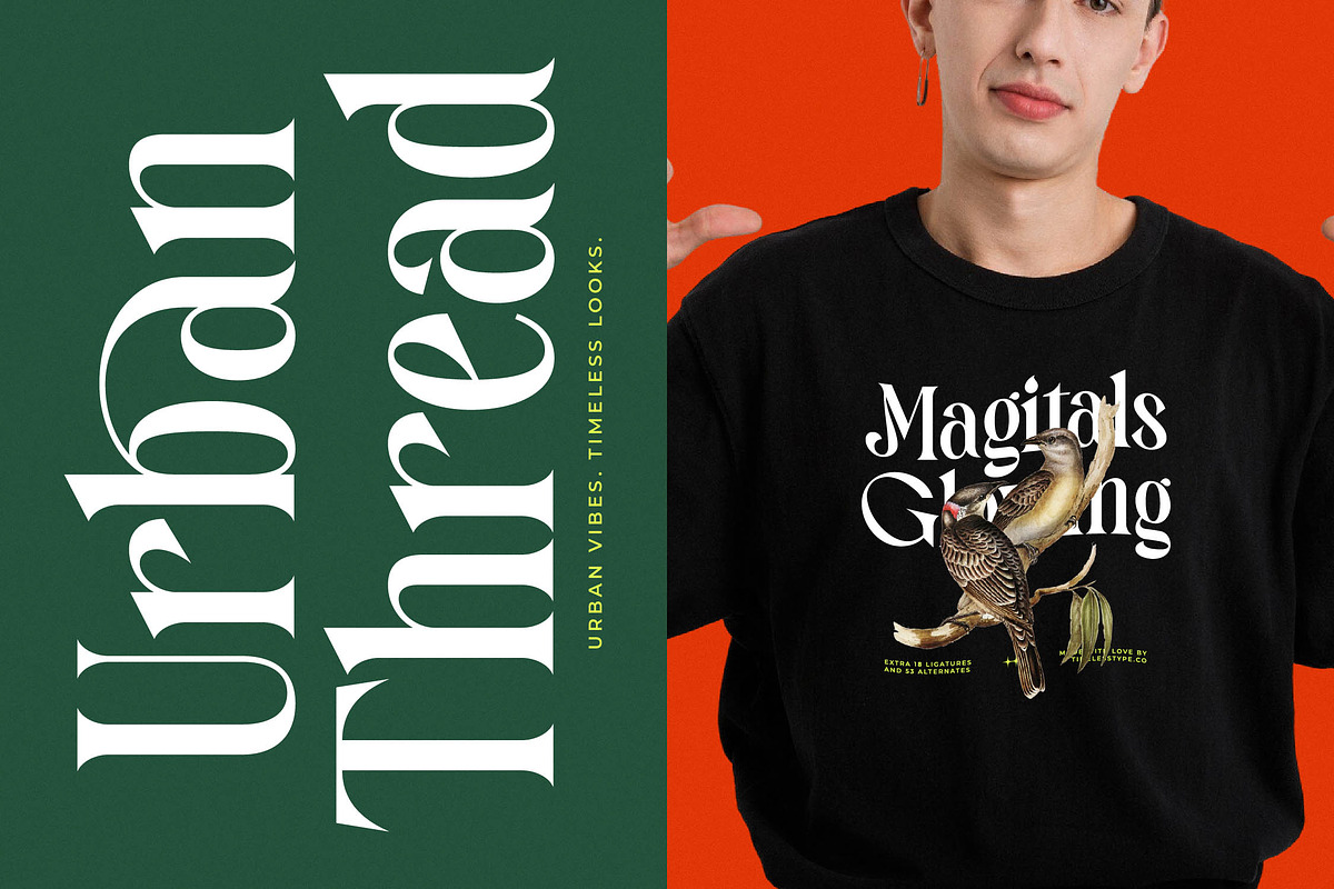 Magitals Glowing Modern Serif, a Serif Font by timelesstype.co (Photo 10 of 20)