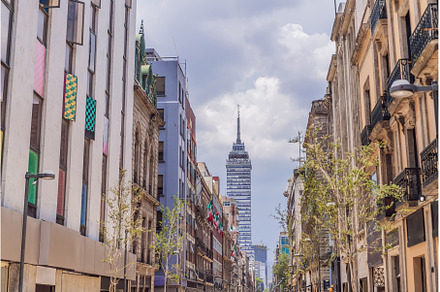 Latin American Tower in Mexico City, an Architecture Photo by Elizaveta Galitskaya