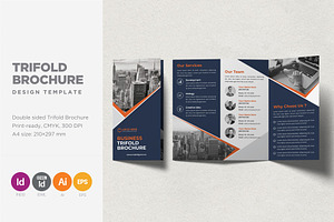 Business Brochure Trifold Template