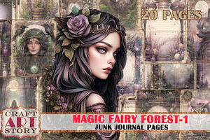 Magic fairy forest-1 Junk Journal