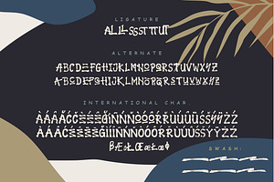 Jungle Handbrush Instagram Font