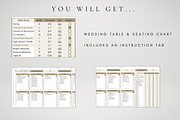 Google Sheets Wedding Seating Chart, a Templates & Theme by BRANDcontent (Thumbnail 4 of 6)