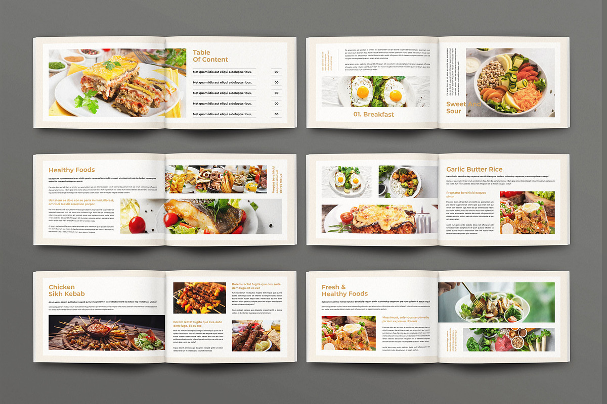 Recipe Book &Cooking Magazine Layout, a Magazine Template by Seeing-art (Photo 10 of 10)