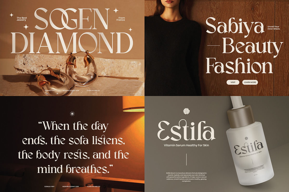 Elegant Modern Serif Font Bundle, a Serif Font by Flawless And Co (Photo 10 of 11)