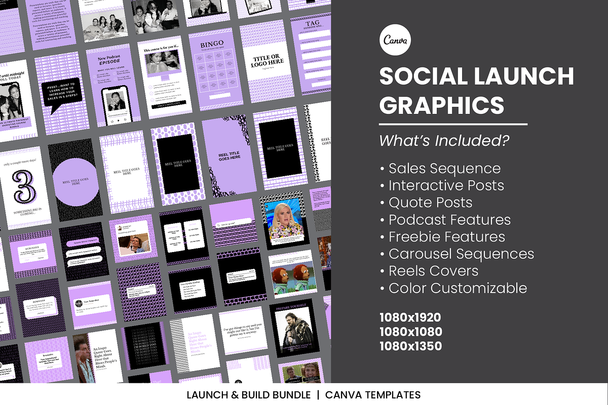 Typography Canva Branding Bundle, a Social Media Template by WorkShy Studio (Photo 10 of 21)