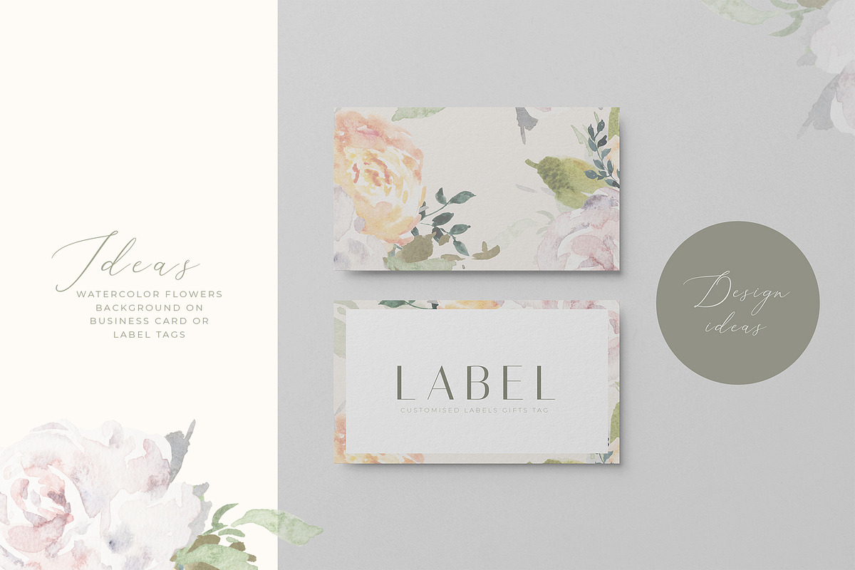 Watercolor Floral Background Pattern, a Decorative Illustration by WalaPalette (Photo 6 of 6)