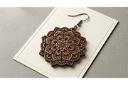 Mandala Earring Vector, an Object Graphic by hafijul (Thumbnail 7 of 11)