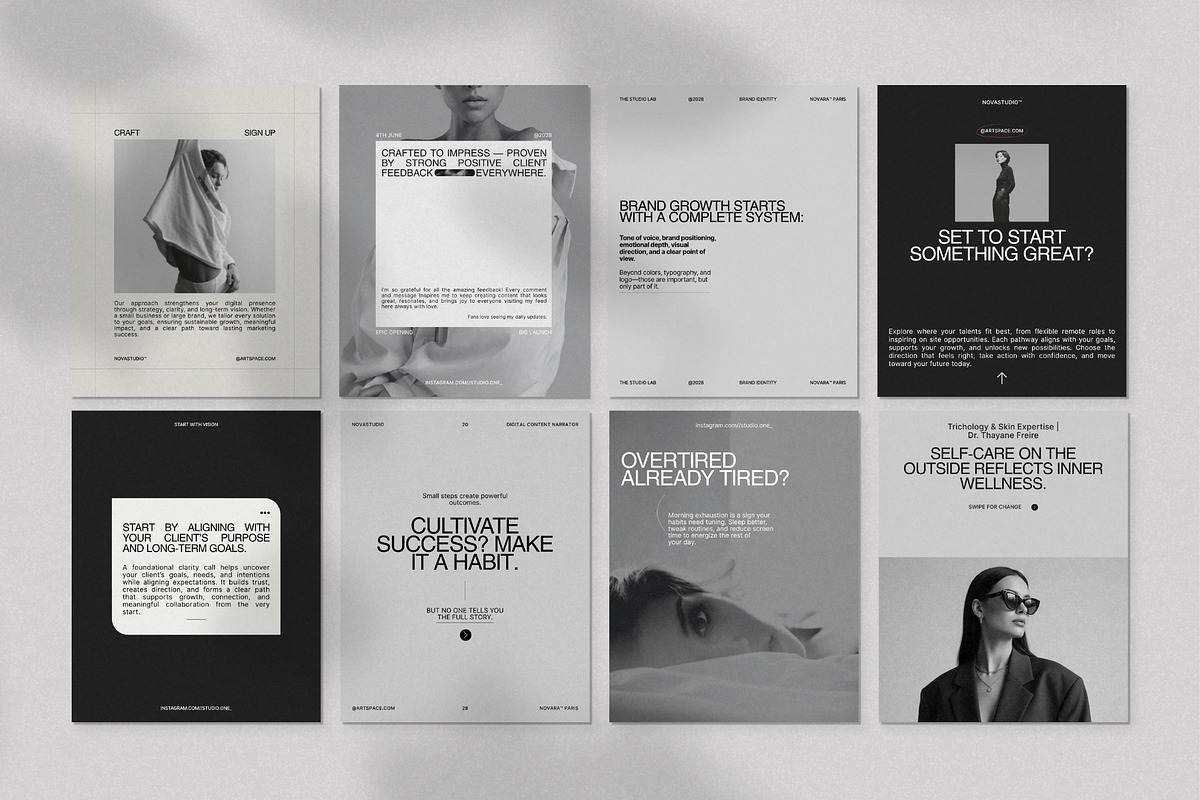 Instagram Marketing Post Kit for Canva