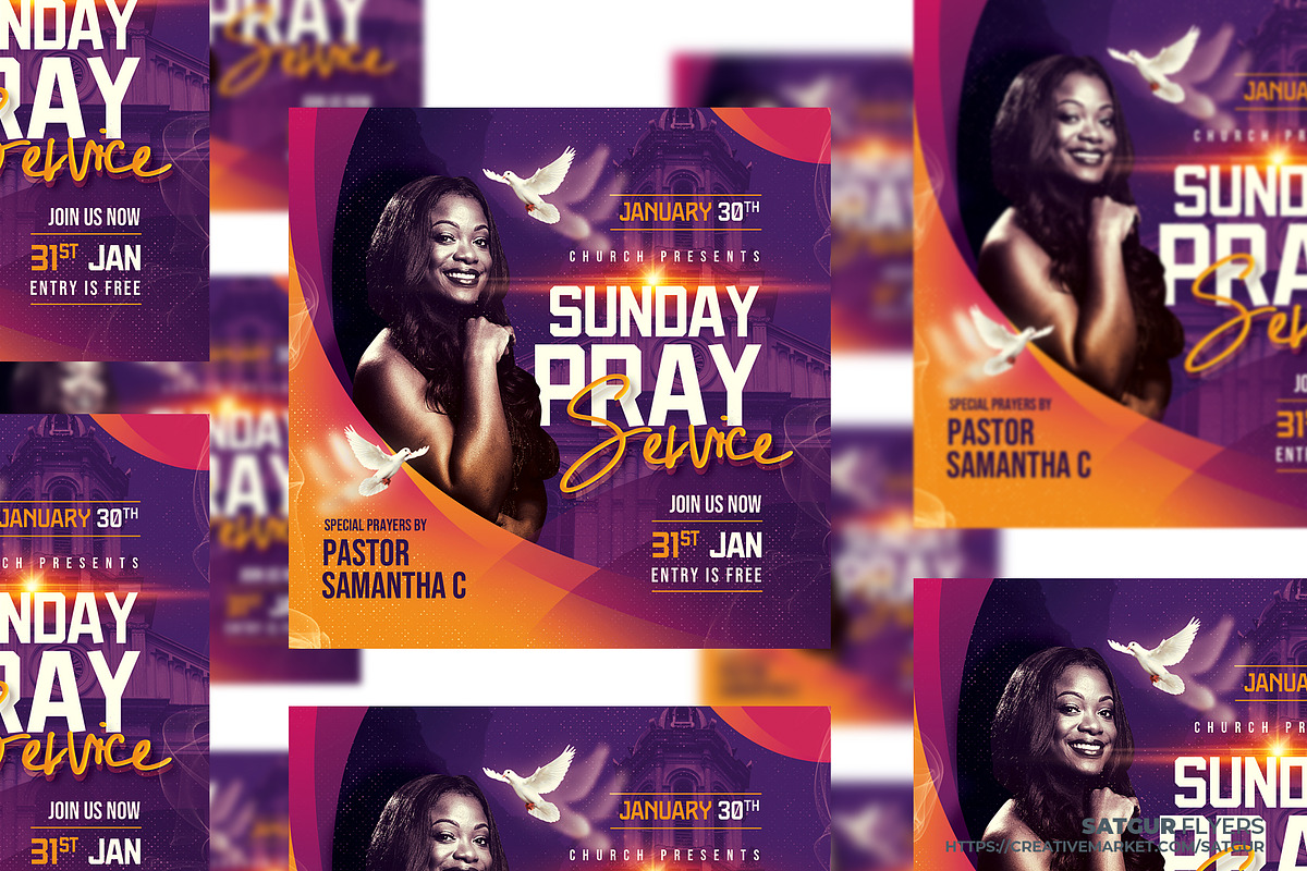 Church Flyer Template - PSD, a Flyer Template by Satgur Graphic Design (Photo 6 of 7)
