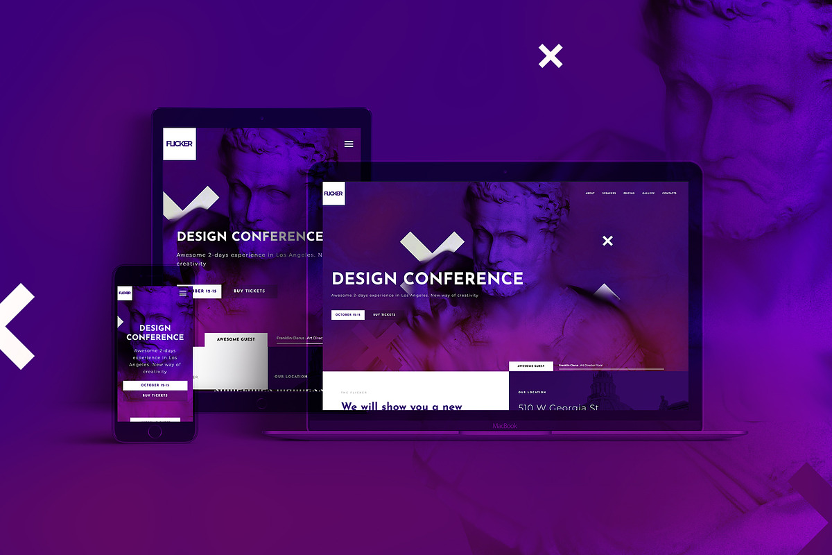 Conference - Elementor Pro Layout, a Landing Page Template by Ceaso Store (Photo 2 of 3)