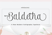 Baldetha, a Script Font by PollemSt (Thumbnail 1 of 7)