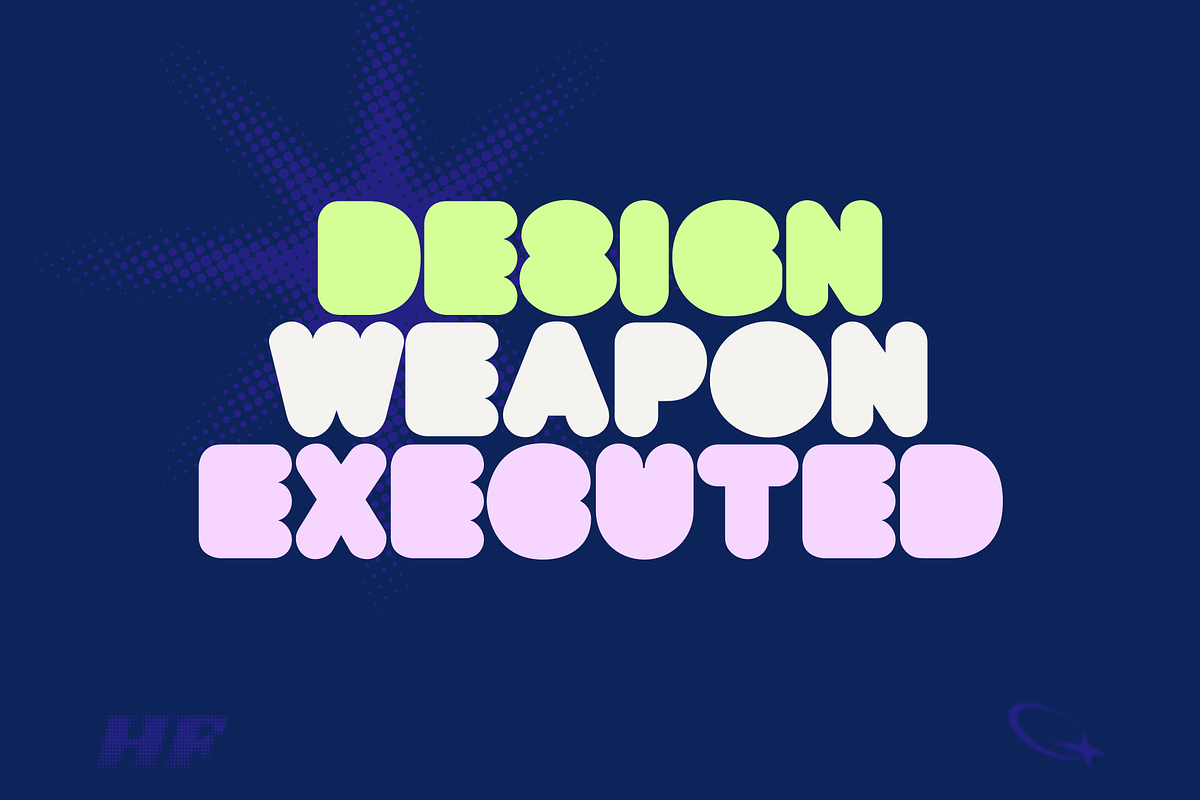 BAQ Rounded 2 Chunky Display Fonts, a Sans Serif Font by HyperFluro (Photo 2 of 7)