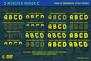 PM Monster Maker Type System, a Sans Serif Font by Paper Moon Graphic Supply (Thumbnail 5 of 11)