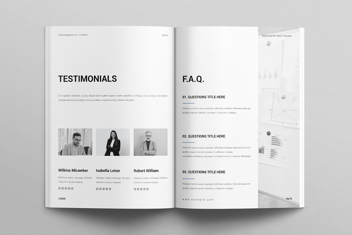 Marketing Brochure Template, a Brochure Template by E-Type (Photo 6 of 7)