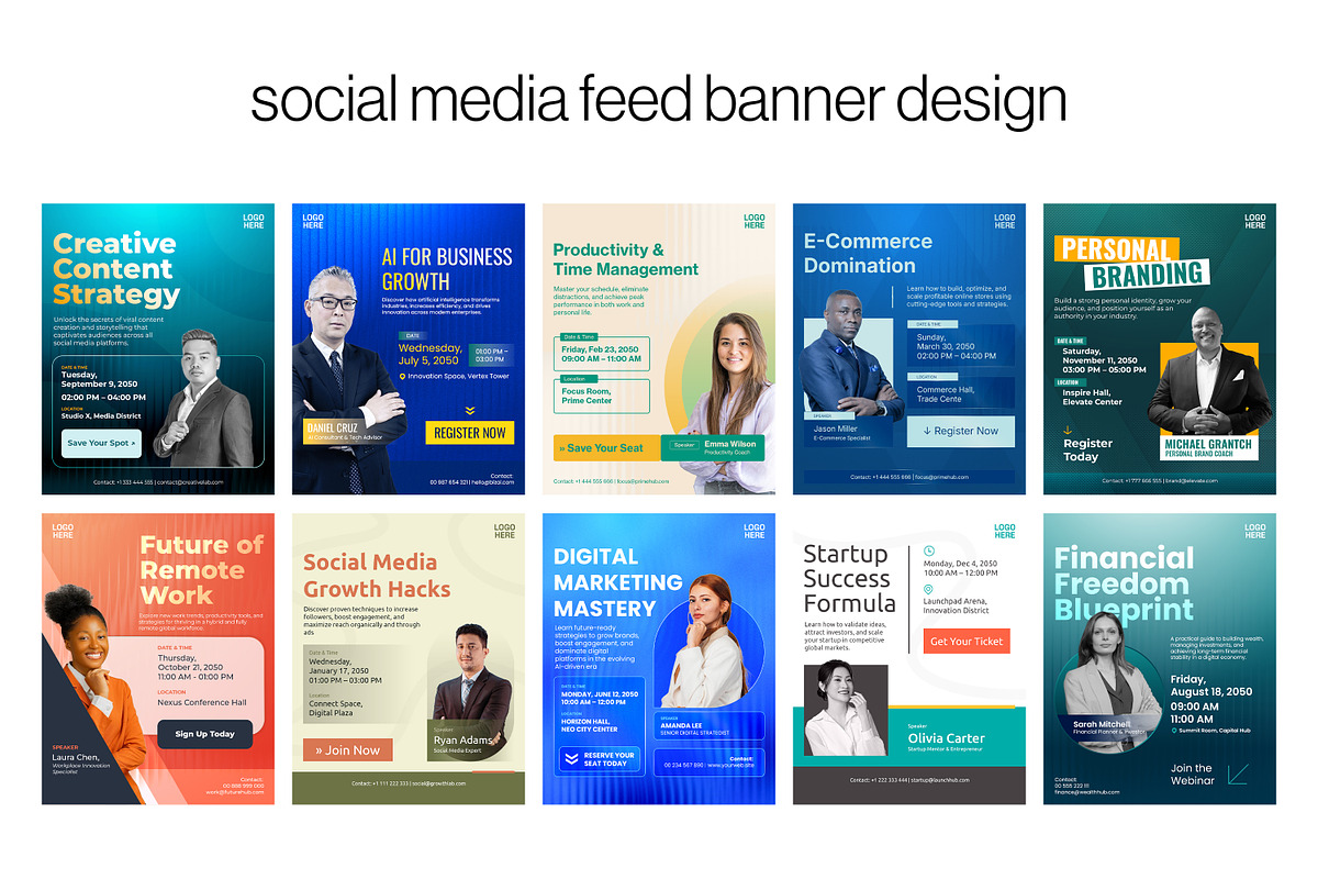 Bundles Social Media Feed Design, a Social Media Template by Evloxx Studio (Photo 4 of 5)
