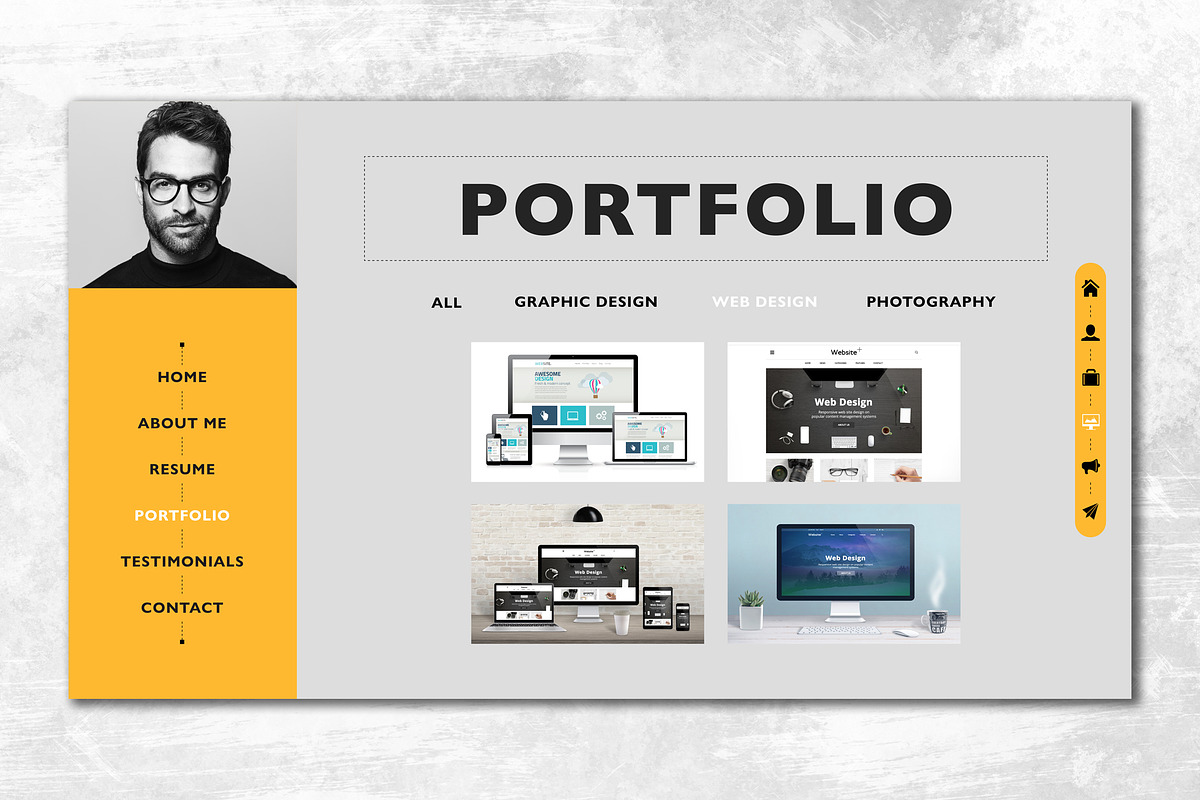Interactive PDF Resume Layout, a Resume Template by Grkic Creative (Photo 6 of 9)