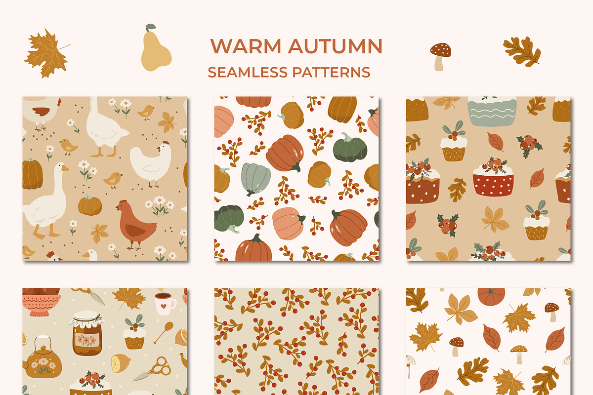 Halloween, Thanksgiving, Christmas, a Graphic by Cozy pattern shop (Photo 5 of 11)