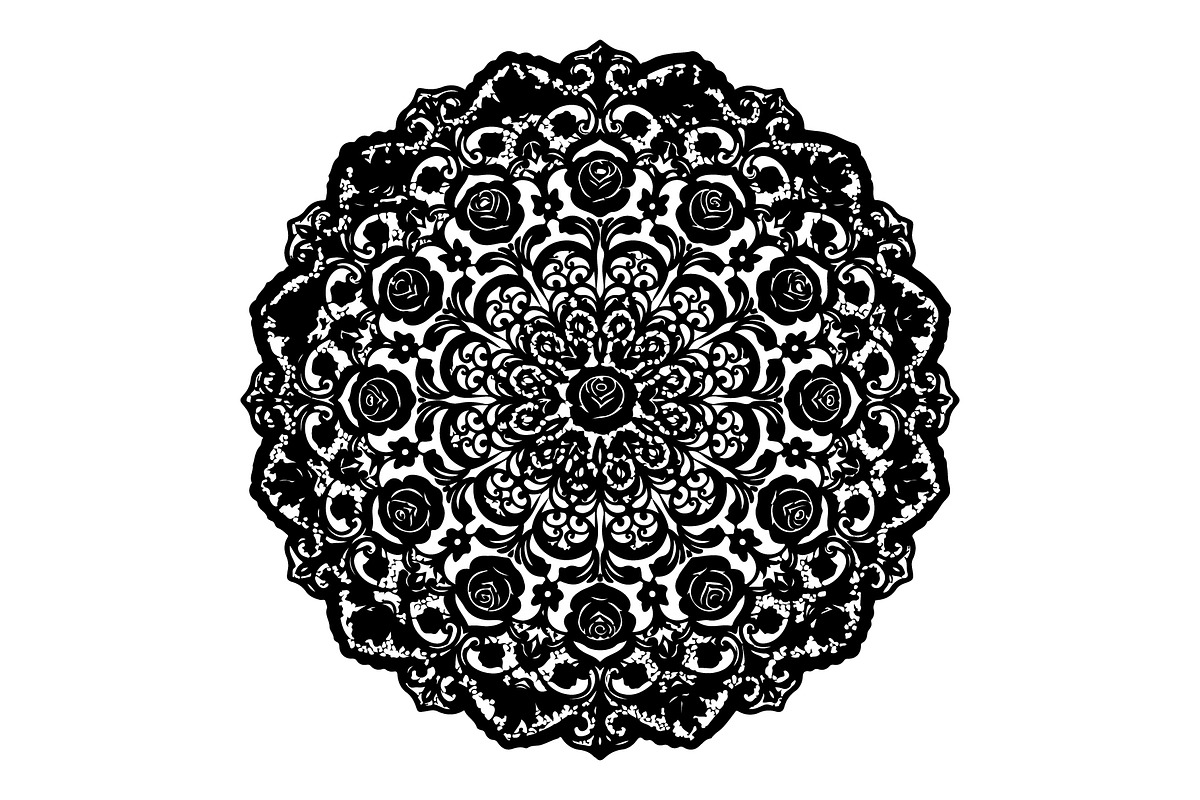 Intricate Floral Mandala Vector, an Object Graphic by Gfx_Store (Photo 7 of 16)