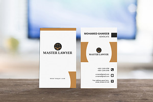 Lawyer Portrait Business Card