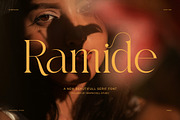 Ramide Elegant Serif Font, a Serif Font by Graphicxell (Thumbnail 1 of 8)
