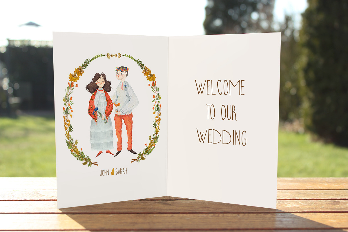 Watercolor Frame Ribbons Set, a Decorative Illustration by Innerlanel (Photo 3 of 4)