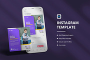 School admission social media banner, a Social Media Template by hekenostudio (Thumbnail 1 of 2)