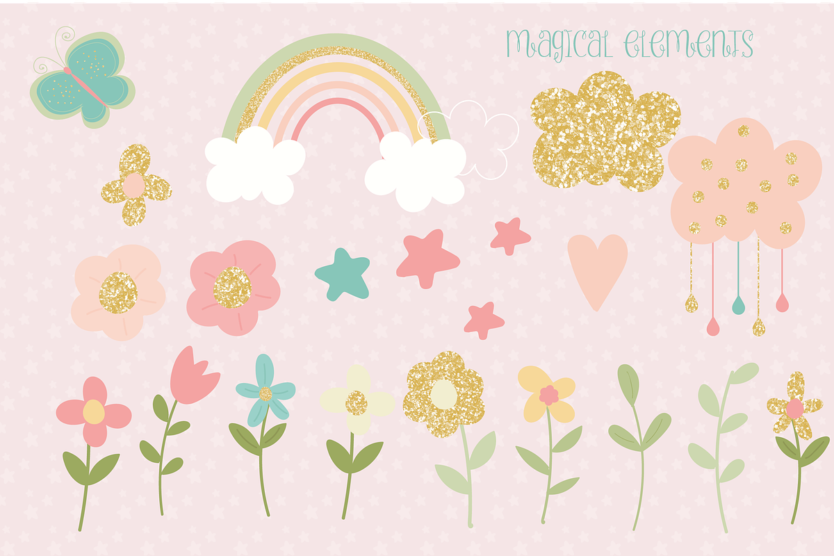 Sparkly Unicorns, an Illustration by Poppymoondesign (Photo 3 of 5)