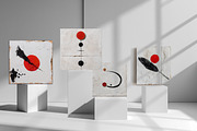 Red Sun, Black Silence, a Decorative Illustration by Vika_Softlife (Thumbnail 3 of 4)