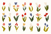 Flowers Clipart Bundle, a Decorative Illustration by Anna Studio (Thumbnail 9 of 12)