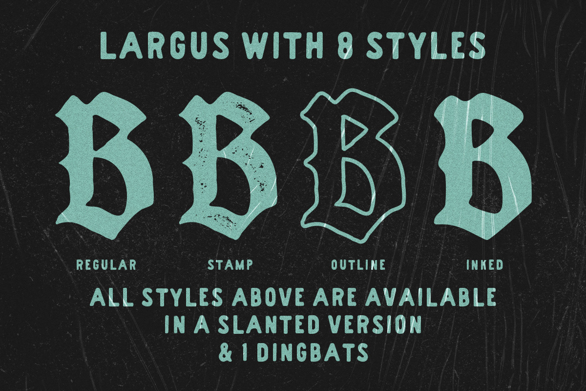 Fargus - Font Pack & Extras!, a Blackletter Font by IronbirdCreative (Photo 3 of 12)