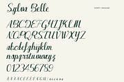 Sylva Belle Modern Calligraphy, a Script Font by Colorsfav (Thumbnail 9 of 10)