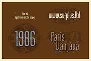 Skiltmaler Typeface, a Serif Font by Juru Rancang Studio (Thumbnail 3 of 5)