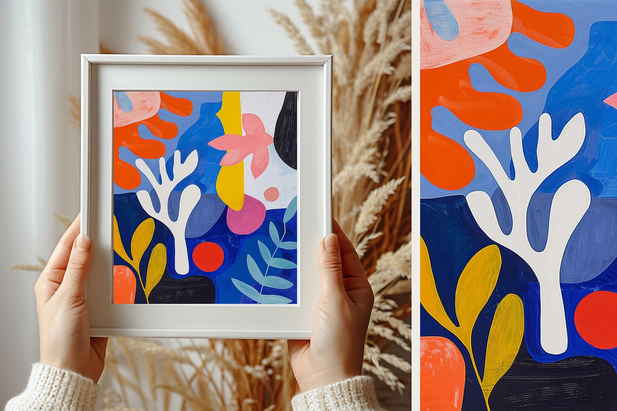 21 matisse blue wall art print, a Decorative Illustration by ARTOZEN DIGITAL (Photo 16 of 17)