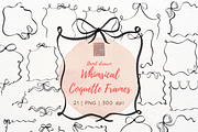 Hand drawn Coquette whimsical frames, an Illustration by RimzStudio (Thumbnail 1 of 11)