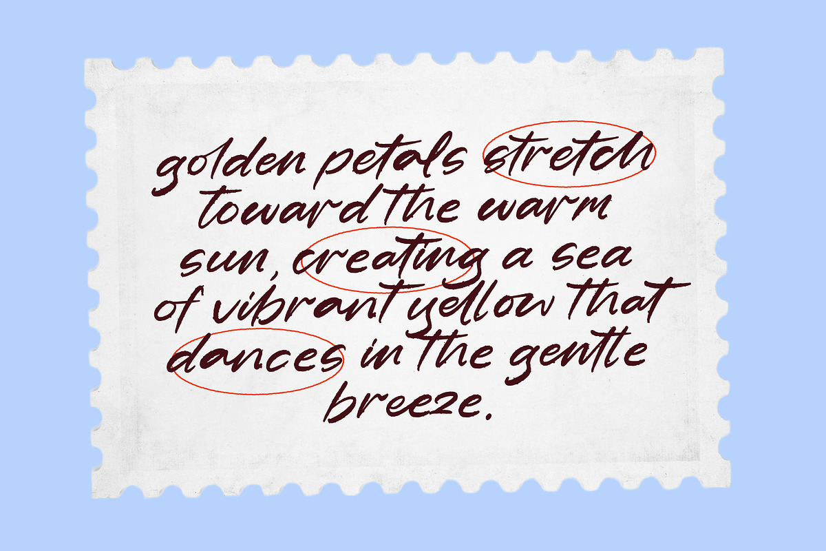 Golden Petals Brush Font Calligraphy, a Script Font by Letterena Studios Script (Photo 3 of 10)