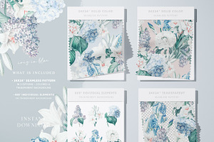 Spring Flowers Vintage Paper Pack