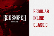 Redsniper Vintage Font, a Font by Locomotype (Thumbnail 8 of 10)